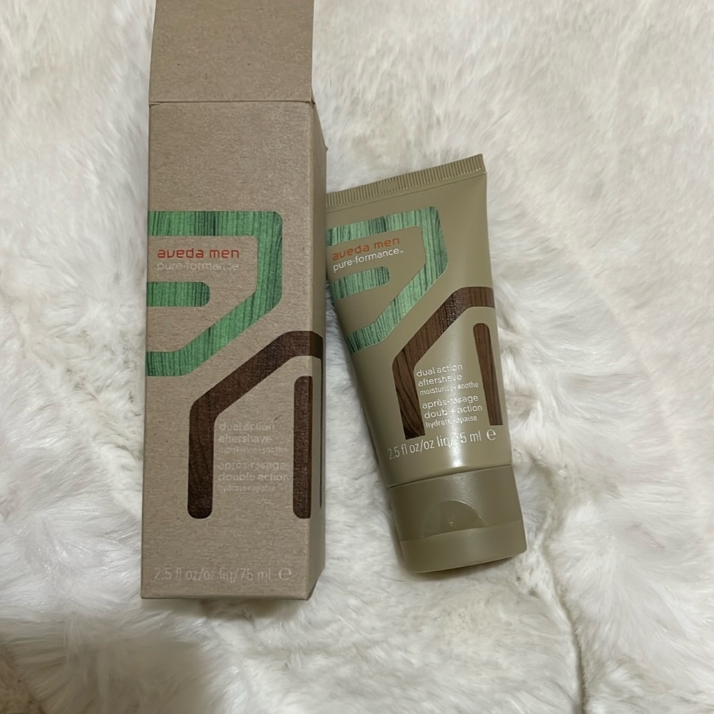 AVEDA MEN PURE-FORMANCE DUAL-ACTION AFTERSHAVE 2.5OZ/75ML FULL SIZE NIB